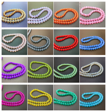 4/6/8/10mm Transparent Glass Round Loose Beads DIY Bracelet Earrings Charms Necklace Beads For Jewelry Making 2024 - buy cheap