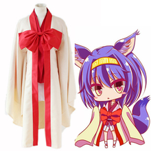 Disfraz de Anime No Game No Life para mujer, disfraz de Izuna Hatsuse, Kimono, fiesta de carnaval, Halloween 2024 - compra barato