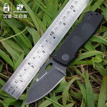 HX OUTDOORS flounder steel folding knife multi-functional field self-defense survival knife outdoor survival D2 blade knife 2024 - buy cheap