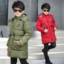 Fashion Boys Jackets 2018 Winter Jacket For Boys Kids Warm Hooded Cotton Coats Children Outerwear Coat Boys Casual Clothes 2024 - buy cheap