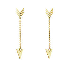 GORGEOUS TALE 2020 New Fashion Jewelry Unique Wedding Design Chain Linked Arrow Shape Charming Drop Earrings for Women 2024 - buy cheap