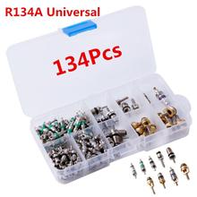 New 2019 A / C Valve Core 134 Pieces R134 Automotive Air Conditioning Repair Tool Accessory 2024 - buy cheap