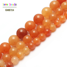 Natural Stone Beads Red Aventurine Round Beads For Jewelry Making 15inches Pick Size 4/6/8/10mm Beads Making Bracelet 2024 - buy cheap