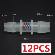 12 штук 11,1 мм * 9,5 мм прямой, Редукционный соединитель пластиковый фитинг колючий редукционный соединитель 2024 - купить недорого