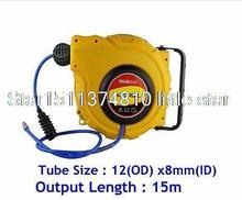 PU 12mm Tube 15m Pipe Automatic Collapsible Air Hose Reel Work Pressure 18 Bar 2024 - buy cheap