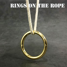 Rings on the Rope Magic Tricks Ring Renetrates Rope Magica Escape Illusion Magician Stage Gimmick Accessories Mentalism FISM hot 2024 - buy cheap