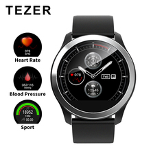 TEZER Z03 фитнес-трекер смарт-часы ЭКГ диаграмма пульса монитор артериального давления смарт часы для ios android для мужчин и женщин 2024 - купить недорого