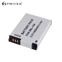 PALO 1400mAh SLB-10A SLB 10A SLB10A Camera Battery For SAMSUNG HMX-U10 HMX-U100 SL720 SL310W SL820 HZ15W HZ10W ES60 2024 - buy cheap