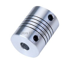 Acoplamiento Flexible de eje de 5 a 5mm, OD19mm x 25mm, eje flexible de 5mm a 5mm para piezas cnc, motor paso a paso 2024 - compra barato