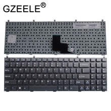 Gzeele novo teclado para clevo p151em1 p151sm1 com estrutura, versão inglês para eua 2024 - compre barato