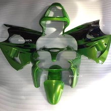 Juego de carenados de plástico para moto Kawasaki ZX6R 00 01 02 Ninja kit de carenado ABS verde completo ZX-6R 2000 2001 2002 piezas 2024 - compra barato