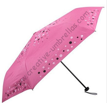 Free shipping,6k fiberglass bag umbrellas,three fold  umbrellas,hand open,windproof,UV protecting,supermini,pocket umbrellas 2024 - buy cheap