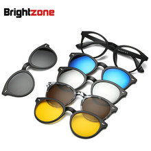 Nictzone-gafas de sol polarizadas estilo Retro para hombre y mujer, lentes de sol Unisex con espejo rectangular ligero, con Clip, Rx de prescripción 2024 - compra barato