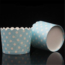 50pcs Dots Cupcake Paper Cases Oil-proof Baking Liner Cupcake Paper Cup Wedding Party Dessert Muffin Cupcake Paper Cup Cake Tool 2024 - buy cheap
