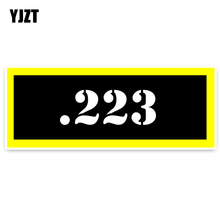 YJZT 16.4CM*6.3CM Funny .223 Ammo Reflective Car Sticker Decal PVC Graphical 5-0030 2024 - buy cheap