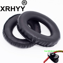 XRHYY Black Replacement  Ear Pad Earpads Cushion Foam Cover For AKG K44 K55 K66 K77 K99 Headphones + Free Rotate Cable Clip 2024 - buy cheap