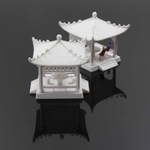Evemodel GY02 2 sets Model Pavilion Gloriette Chinese Construction Education 1:150 1:100 1:75 railway modeling 2024 - buy cheap