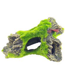 Adorno decorativo de resina para acuario, cueva, árbol, cueva, vista de montaña, pecera, 2 estilos 2024 - compra barato