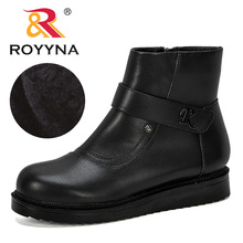 Kingyna-novo designer popular de inverno 2019, calçado feminino casual de microfibra, bota de tornozelo para mulheres 2024 - compre barato