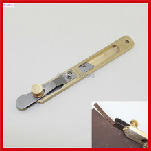 New Diy Leather Craft Edge Cutter Knife Leather Edge Trimming Tool With Fixed Wheel 2024 - buy cheap