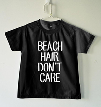 Beach hair don't care print Kids tshirt Boy Girl t shirt For Children Toddler Clothes Funny Tumblr Top Tees Drop Ship CZ-36 2024 - buy cheap