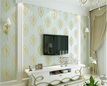 beibehang Jane European luxury nonwoven wall paper high-end living room bedroom TV background 3D papel de parede 3d wallpaper 2024 - buy cheap