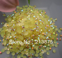 Wholesale large quantity 30000pcs Champagne Magic color AB jelly 5mm resin rhinestones Mobile stick drill Nail Art SS20 0125# 2024 - buy cheap