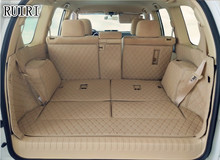 Full set car trunk mats for Toyota Land Cruiser Prado 150 7 seats 2019 waterproof cargo liner boot carpets for Prado 2018-2010 2024 - buy cheap