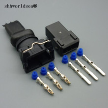 Shhworlsea-Juego de 5/30/100mm, conector hembra y macho de 3 pines para Conectores eléctricos EV1, enchufe automotriz 2024 - compra barato