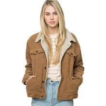 2018 Women Apparel Camel Warm Jacket Coat Female Double Pockets Chic Jacket Ladies Streetwear Brief Soft Coats for Wholesale 2024 - buy cheap