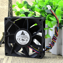 Original Delta 8CM 80MM 8025 8*8*2.5CM 80*80*25MM 12V 0.80A violent wind capacity FFB0812EH 4 wire fan with PWM support 2024 - buy cheap