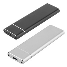 Caja de disco duro M.2 NGFF SATA SSD a USB3.1, tarjeta adaptadora de disco duro, caja de bloqueo externo para m2 SATA SSD USB3.1 2230/2242/2260/2280 2024 - compra barato