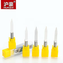HUHAO 1pc 6mm Flat Bottom Engraving Bits 49mm Lengthened CNC Router Tools V Carbide Carving Cutters Degree 20 30 2024 - buy cheap