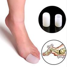 Gel Toe cap Protector  Tube Bunion Guard,Hallux Valgus Cushion Corns and Calluses Orthopedic Toe Separator  Feet Care Insole 2024 - buy cheap