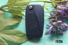 CYCTEM Clearance!! 2 Buttons Car Flip Folding Remote Key Shell Fob Replacement Case Blank Cover Fit For Fiat Blue Color 2024 - buy cheap