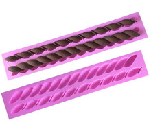 Twist Rope String Shape Silicone Cake Mold ,DIY Jelly Chocolate Baking Mould Sugar Craft Fondant Cake Border Decorating Tools 2024 - buy cheap
