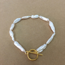 BIWA BAROQUE PEARL BRACELET ,100% nature freshwater pearl bracelet with crystal beads,MINI PEARLS 2024 - buy cheap
