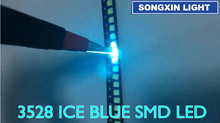 Plcc-2 led smd 1000 azul hielo, 3528 Uds., 3528 led, 1210 azul hielo, 3,5x2,8x1,9mm 2024 - compra barato