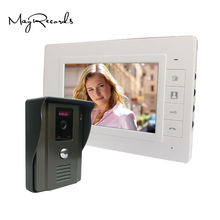 Intercomunicador de vídeo para puerta, Kit de timbre con cámara de visión nocturna IR, 7 pulgadas, Color, para apartamento 2024 - compra barato