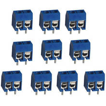 10Pcs 2Pin Plug-in Screw Terminal Block Connector 5.08mm Pitch Through Hole VE164 P0.11 2024 - buy cheap