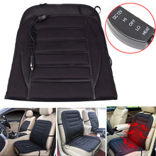 Cojín calefactable eléctrico Universal para coche, almohadilla calefactora automática para asiento de SUV, interfaz térmica de invierno, DC12V 2024 - compra barato