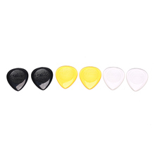 6 pcs 1.0 2.0 3.0mm Durable Guitar Picks for Acoustic Electric Guitar Bass Clear Plectrum 2024 - buy cheap