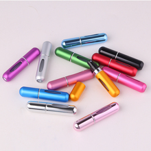 5ml Portable Mini Aluminum Refillable Perfume Bottle With Spray Empty Cosmetic Containers With Atomizer For Traveler New 2024 - buy cheap