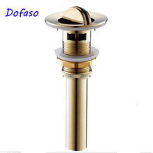 Dofaso copper bathroom basin drain stopper with Overflow Sink DrainVanity Shower Drain Stopper Bathtub drain Pop Up 2024 - buy cheap