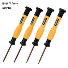 (10/ lot) Slotted Phillips 2.5mm Screwdriver Magnetic Tip Handy Repair Tool Screw Driver Flat Cross Head Screwdrivers 2024 - buy cheap