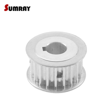 SUMRAY 5M 20T Keyway Timing Pulley 8/10/12/14mm bore keyway diameter 3/4/5mm 16/21mm width Gear Belt Pulley for 3D Printer 2024 - buy cheap