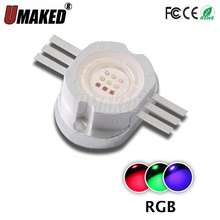 Chip de cuentas LED de brillo de alta potencia, 10W, color RGB, para reflector de punto de luz, Chips COB 2024 - compra barato