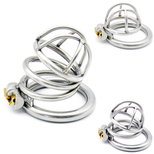 3 Size 304 Stainless Steel Cock Cage Lock,Adult Game,Male Chastity Device,Penis Sleeve,Cock Rings,Sex Toys For Men Drop Shipping 2024 - buy cheap