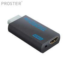 PROZOR HDMI-compatible Converter for Wii to HDMI-compatible 3.5mm Audio Converter Adapter 720P 1080P Video Converter Adapter 2024 - buy cheap