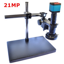 Full Set 21MP 2K 1080P HDMI USB Industrial Video Microscope Camera 180X C-mount Lens 144 LED Light Boom Stand for PCB Soldering 2024 - buy cheap